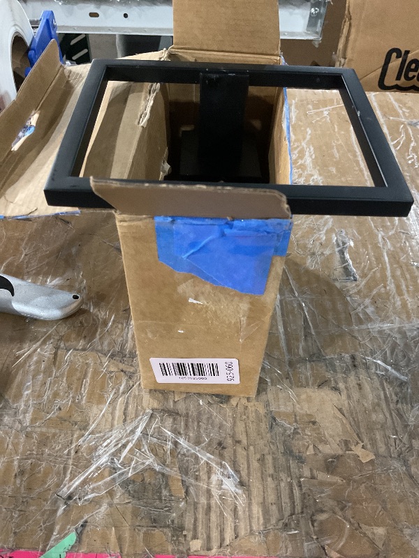 Photo 1 of ***(MISSING HARDWARE)***TNOMS Black Towel Ring Modern Square Hand Towel Bar,Towel Holder for Bathroom,Wall Mount Stainless Steel