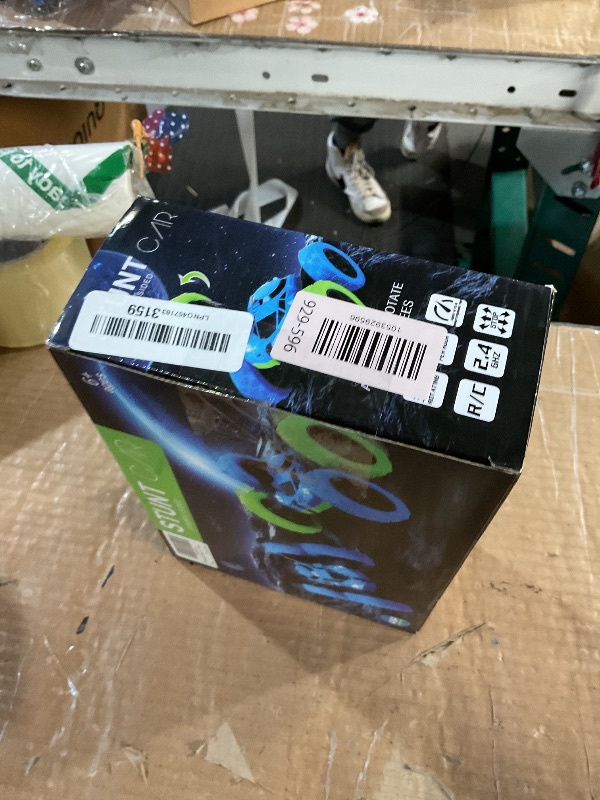 Photo 1 of ***(MISSING CHARGER/ UNABLE TO TEST ITEM)***Hamdol Remote Control Car for Kids, 360° Spinning RC Stunt Car with Lights, 4WD Electric Off-Road Vehicle, 2.4GHz Rechargeable Toy Cars for Boys Girls Age 6 7 8 9 10 11 12, Birthday