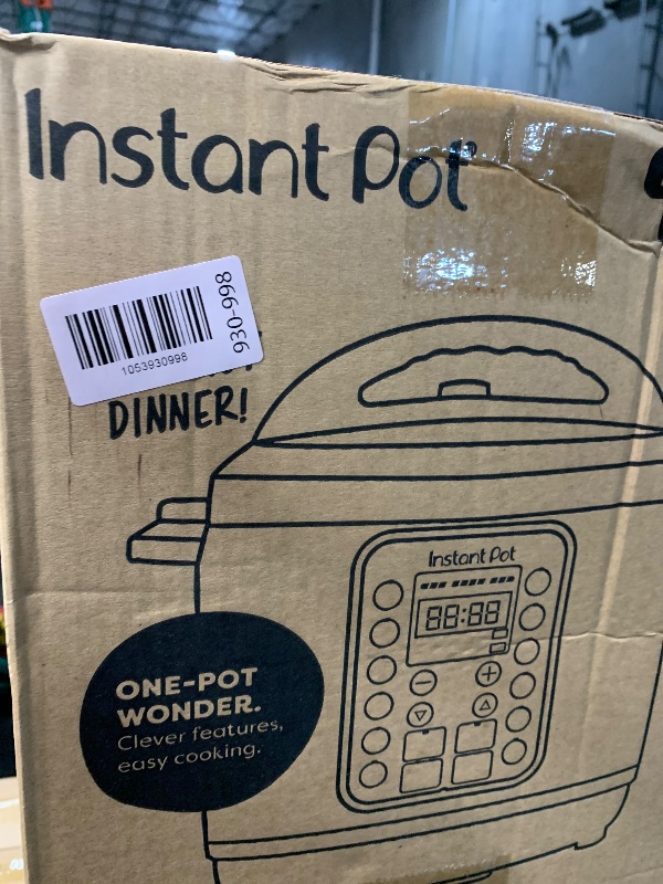 Photo 2 of ***FACTORY SEALED***Instant Pot Duo Plus 9-in-1 Multicooker, Pressure Cooker, Slow Cook, Rice Maker, Steamer, Sauté, Yogurt, Warmer & Sterilizer, Includes App With Over 800 Recipes, Stainless Steel, 6 Quarts