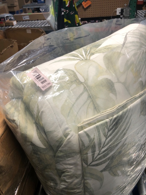 Photo 1 of Tommy Bahama - King Comforter Set, 100% Reversible Cotton Bedding with a Naturally Soft Feel, Medium Weight for Year Round Comfort, 3 Piece Bed Set with Matching Pillowcases (Waimea Bay Green)