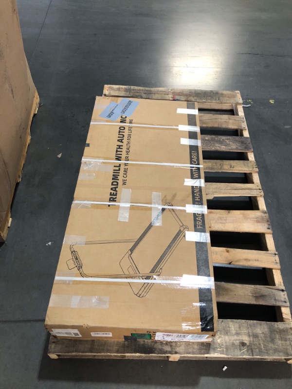 Photo 1 of ***FACTORY SEALED***Walking Pad with Auto Incline, Under Desk Folding Treadmill with Remote Control and LED Display for Home Office, 3HP Portable Walking Jogging Running Machine, 300 LB Capacity