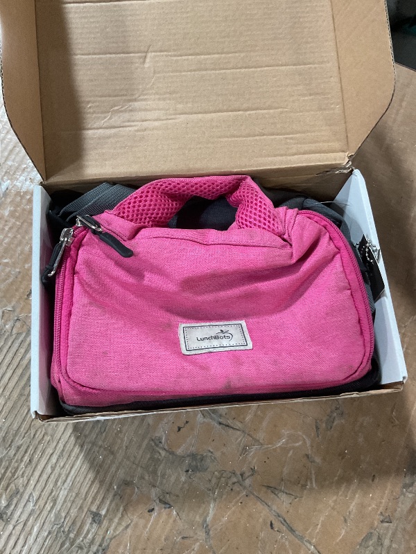Photo 1 of * lunchbox is dirty *
LunchBots Duplex Insulated Lunch Bag - Dual Section Design Fits Uno, Duo, Trio, Quad, Rounds, Bento Cinco Perfectly - Roomy Thermal Lunch Bag - Pink