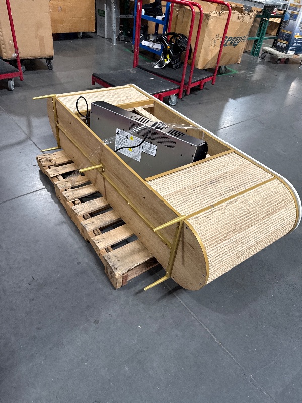 Photo 1 of *** TRUCK OR TRAILER PICK UP ONLY***
OKD Luxury 70" Fluted Fireplace TV Stand, Modern Chic Entertainment Center for TVs Up to 80 inches, TV Console with Faux Marble Top, Curved Profile Design, Media Console for Living Room, Natural Oak