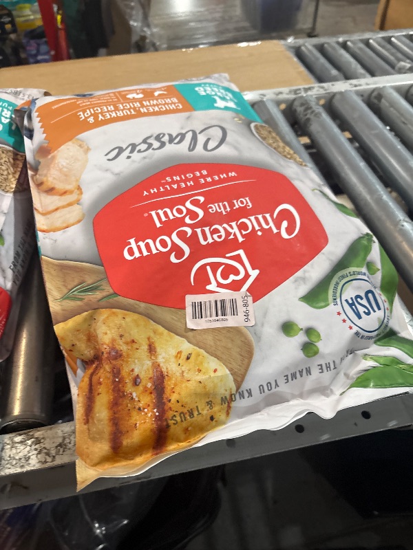 Photo 1 of (EXP 3/26/26)Chicken Soup for the Soul All Natural Premium Large Breed Dry Puppy Food, Real Meat First Ingredient, Supports Brain Development & Strong Bones & Teeth, Chicken, Turkey & Brown Rice, 13.5lb