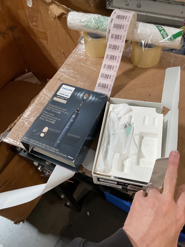 Photo 1 of (used item)(see all images) Philips Sonicare DiamondClean 9900 Prestige Electric Toothbrush - with SenseIQ Technology and Advanced AI App, 5 Brushing Modes