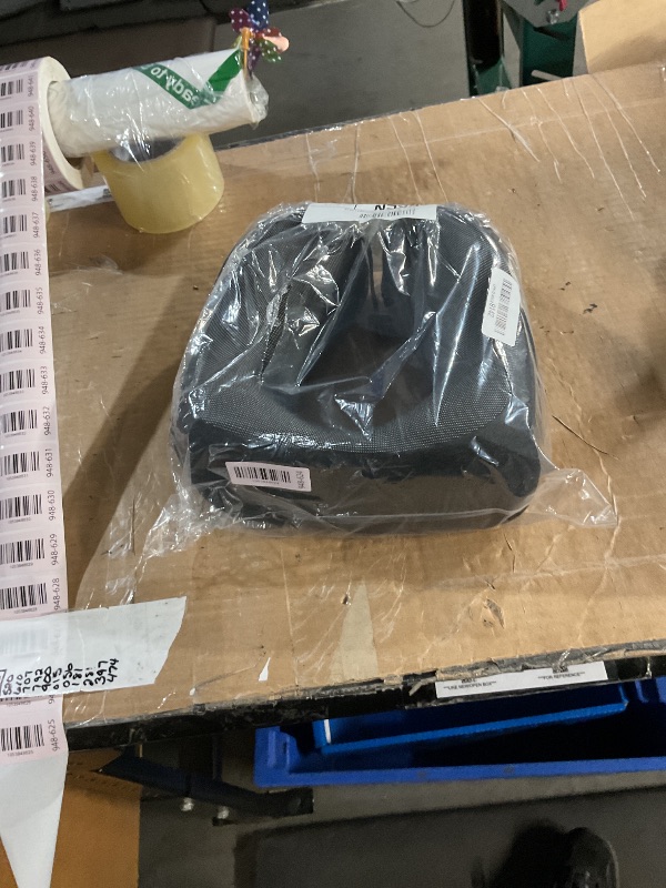 Photo 1 of (used/fair) (bagged) MLVOC Travel Pillow 100% Pure Memory Foam Neck Pillow, Comfortable & Breathable Cover, Machine Washable, Airplane Travel Kit with 3D Contoured Eye Masks, Earplugs, and Luxury Bag, Standard (Black)
