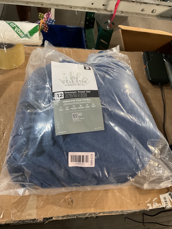 Photo 1 of (incomplete) Villa Celestia 100% Cotton Bath Towel Set of 12-