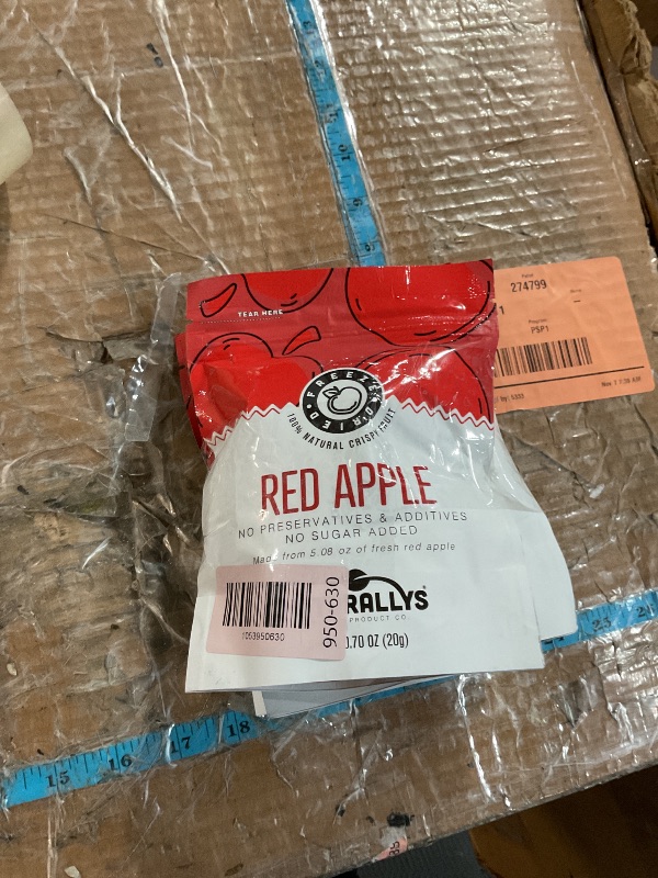 Photo 1 of * expires 12/02/2026 *
* pack of three *
NATURALLYS Freeze-Dried Fruit, 100% All Natural Crispy Fruits, No Sugar Added, Non GDO, Kosher, Dehydrated Fruit, Bare and Variety Snacks Packs (Red Apple)