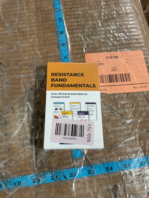 Photo 1 of (50+ Cards) Resistance Band Fundamentals Flashcards Pain-Free Fitness, 3x5 in, Workout Cards for Pre-Set Warm Ups, Strength Exercises, Portable-Equipment Tear-Resistant, Bend Resistant Flashcards