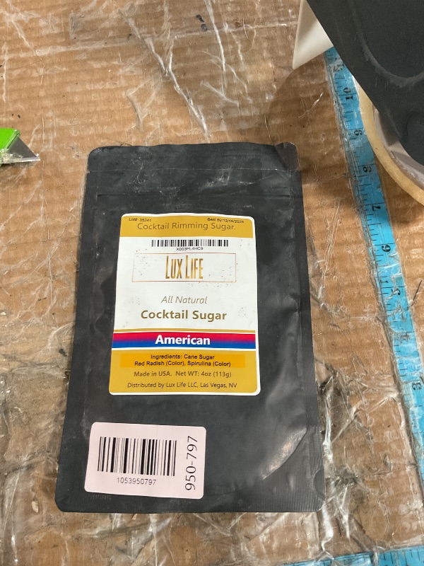 Photo 1 of * expires 12/16/2028 *
Cocktail Rim Sugar – All-Natural Fruit & Veg Coloring | Gluten-Free, Vegan, Non-GMO | Premium Drink & Cocktail Garnish (American (Red White & Blue) 4oz)