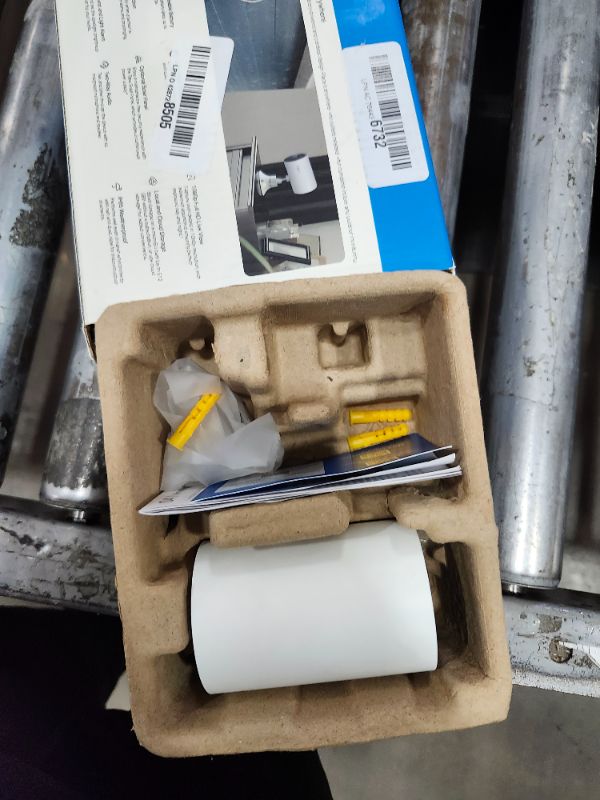 Photo 1 of ***************MISSING THE WALL MOUNT************
TP-Link ???? Wireless Outdoor Security Camera, 1080P, Up to 180 Days of Battery Life, Free Person Detection, SD/Cloud Storage, Spotlight Color Night Vision, No Hub Needed, Works w/Alexa, Tapo C402