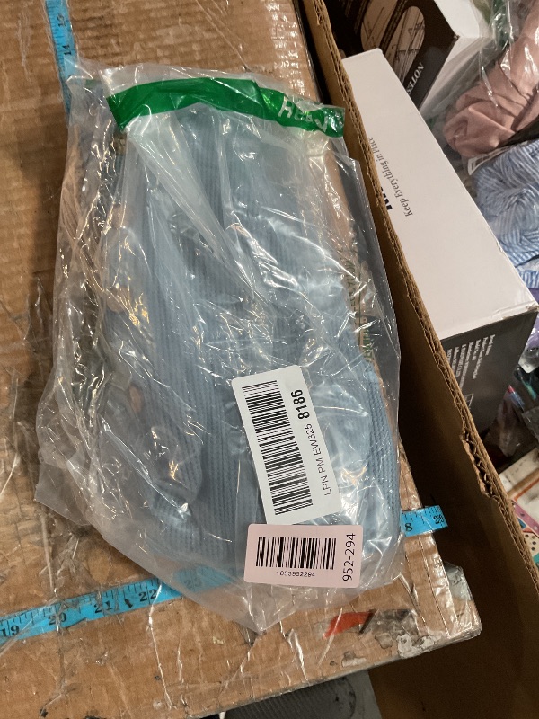 Photo 1 of ***STOCK IMAGE FOR REFERENCE***
** comes with a blue one and a brown one*
IADOER Newborn Baby Boys Girls One Piece Romper With Mitten Cuffs 3 Pack Long Sleeve Ribbed Button Jumpsuit Outfit Clothes white+blue+green 18 months