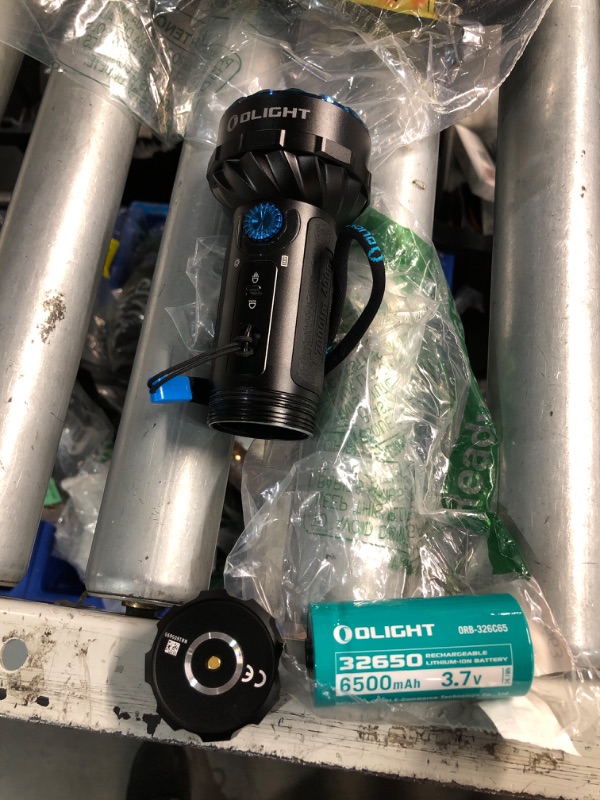 Photo 1 of ***(BATTERY IS DEAD/ UNABLE TO TEST ITEM)***OLIGHT Marauder 2 Rechargeable Handheld Flashlight 14,000 Lumens Ultra Bright Light with 3X Build-in Battery Pack for Home, Outdoors, Emergency Use