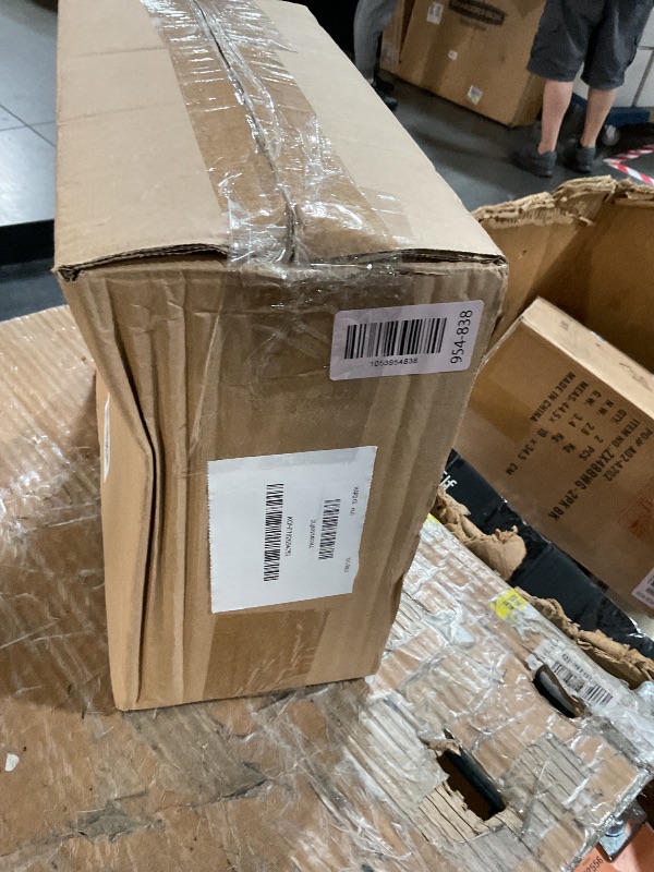 Photo 1 of *******Lead indent******** mDesign Small 1.3 Gallon Stainless Steel Metal Step Trash Can Garbage Bin for Bathroom, Bedroom, Home Office, D-Shape Trashcan with Foot Pedal and Lid, Removable Liner Bucket with Handles, Soft Brass