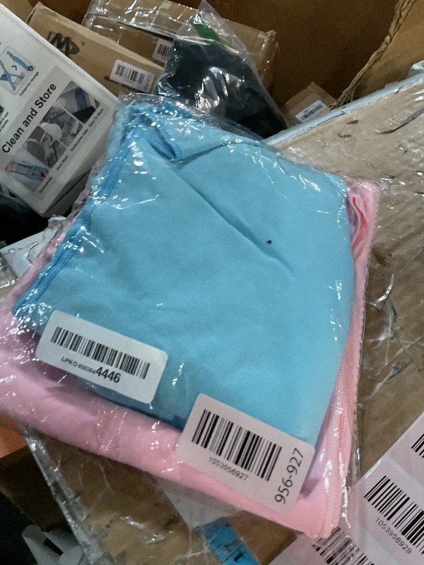 Photo 1 of (GREEN IS MISSING) Breling 3 Pack 26"x73" Hot Yoga Mat Towel Pack Non-Slip Yoga Mat Gym Sweat Absorbent Microfiber Towel for Pilates Workout Women Men(Blue, Green, Pink)