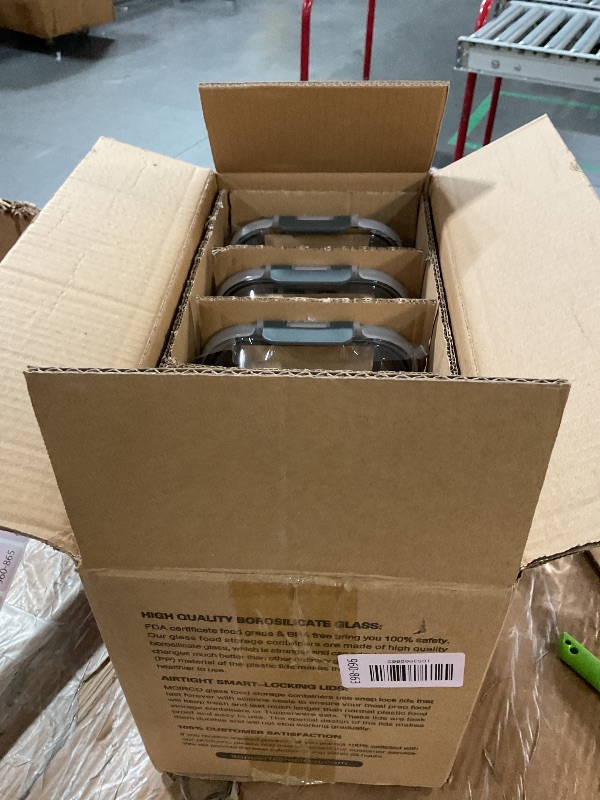 Photo 1 of [10-Pack] Glass Meal Prep Containers with Lids, MCIRCO Food Storage Containers with Snap Locking Lids, Airtight Lunch Containers, Microwave, Oven, Freezer and Dishwasher