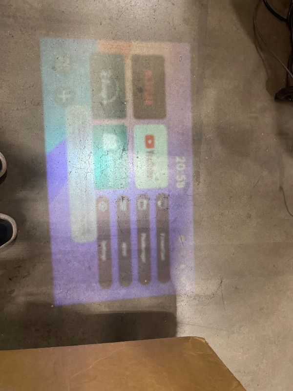 Photo 1 of *USED*Mini Projector 4K Support, Built-in Apps, Portable Projector for Movie and Outdoor Use, Upgraded Speaker, 300 ANSI, 220° Rotation, Smart Projectors Compatible with HDMI/USB/TV Stick/Smartphone/Laptop