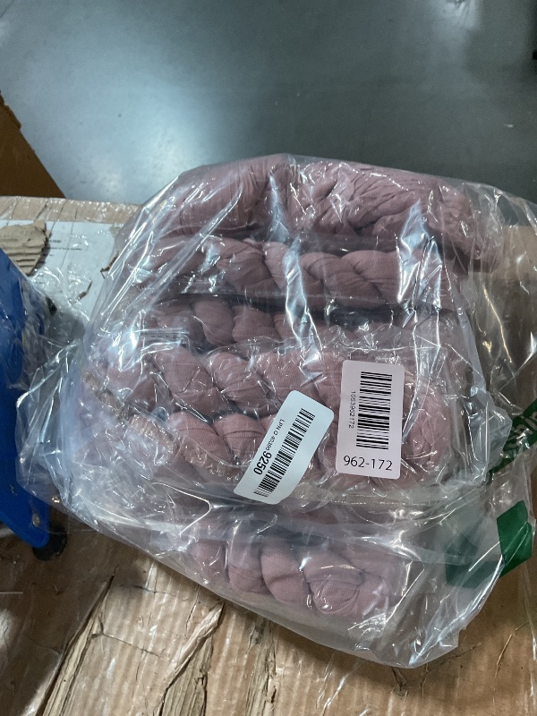 Photo 1 of 10 Pack Dusty Pink Cheesecloth Table Runner 10FT Boho Gauze Fabric Table Runner Vintage Rustic Sheer Runners for Wedding Party Bridal Baby Shower Long Table Decorations