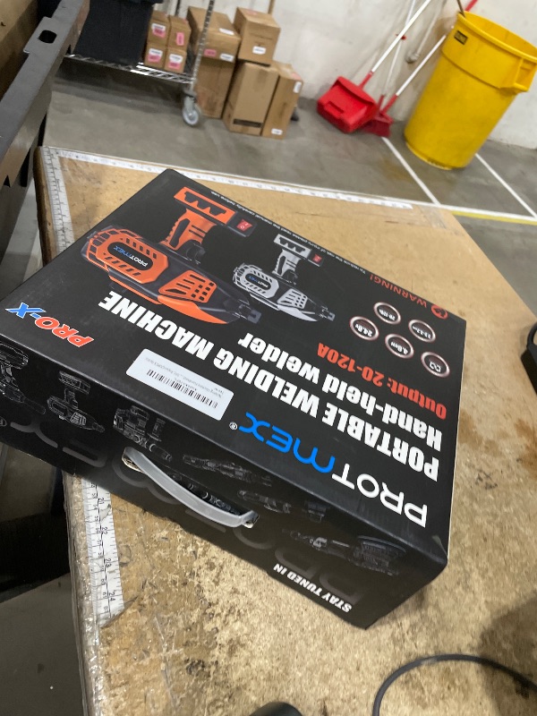 Photo 1 of ***missing attachments***Portable Handheld Welder- 110V Portable Welder Machine IGBT Inverter with 5 Adjustable Currents, ARC Welder Gun Fits 3/32"-1/8" Welding Rods for Home Projects, DIY, Repair(20PCS Rods)