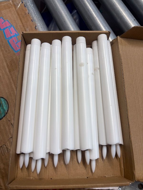 Photo 1 of **********ONLY THE CANDLES, MISSING THE HOLDERS*****************
FillTouch 30 Pcs Silver Candlestick Holders with Flameless LED Candles Bulk Includes 15 Metal Candle Holders and 15 Battery Operated Taper Candles for Wedding Valentines Table Centerpieces H
