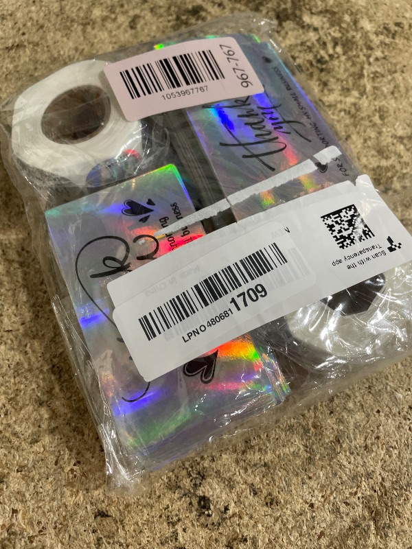 Photo 1 of 1120Pcs Thank You Stickers and Cards Set for Supporting My Small Business, Include 120 Business Card & 1000 Thank You Stickers Labels for Retail Store Package Insert Envelope Seals