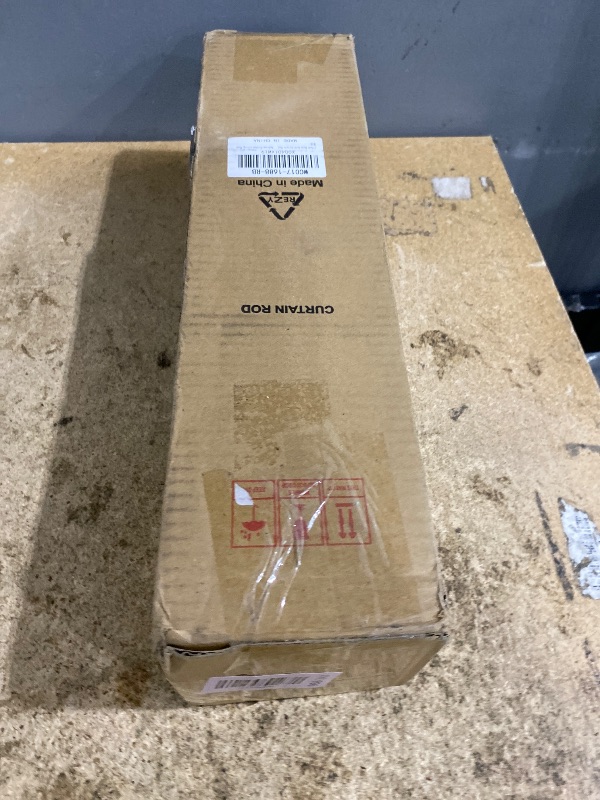 Photo 1 of 2 Pack Warm Gold Curtain Rods for Windows 48 to 84 Inches Adjustable Length Heavy Duty 1" Diameter Brass Window Curtain Rod with Solid Metal Finials for Outdoor Farmhouse Bedroom Kitchen Living Room