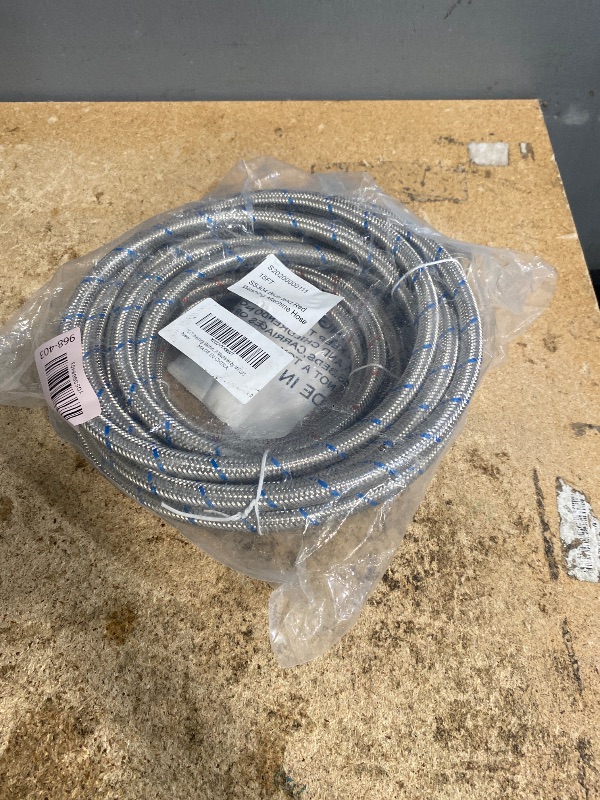 Photo 1 of 15 FT Washing Machine Hose,Long Washer Water Supply Hoses Hot And Cold Connection(2Packs),Washer Machine Hose Universal Fit for All Standard Wash Machines-by MIFLUS