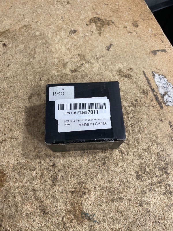 Photo 1 of 0-150 Psi Oil Pressure Sensor Replacement for Oil Press Gauge 1/8-27NPT 0-10 bar Gauge Sender 2 Pins