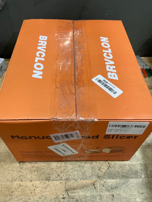 Photo 1 of ?Upgraded?Manual Bread Slicer for Homemade Sourdough Bread,Metal Guide & Adjustable Thickness, Hand Crank Bread Slicer with Scale Line and Suction Cup, Sharp Blade, Suitable for Sourdough Bread, Etc