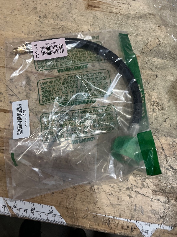 Photo 1 of [1/4" Inverted Male Flare] BlueStars 12" inch Pigtail Propane Hose Connector, Connects QCC1 with Acme Nut - For 2-Stage Auto Changeover Regulator, Connects Propane Cylinder to RV Van Trailer Tank