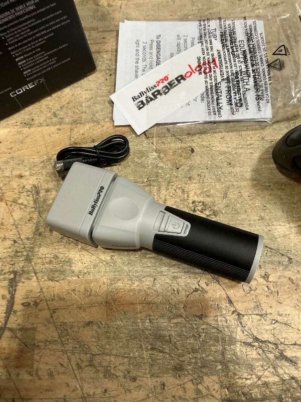 Photo 1 of **MISSING CVHARGER**BaBylissPRO COREFX Professional Performance Double Foil Shaver