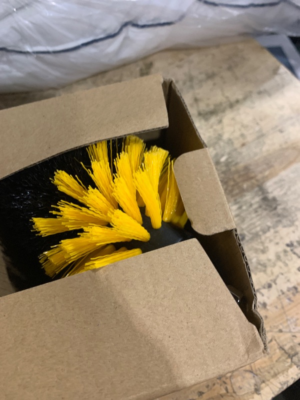 Photo 1 of [3 Pack] Auto Detailing Drill Brush Set, Wheel Cleaner Brush, Car Cleaner Wash Brush Supplies Kit Fit Tire, Car Mats, Floor Mat, Bathroom and Auto Power Scrubber Brush Cleaning Sets
