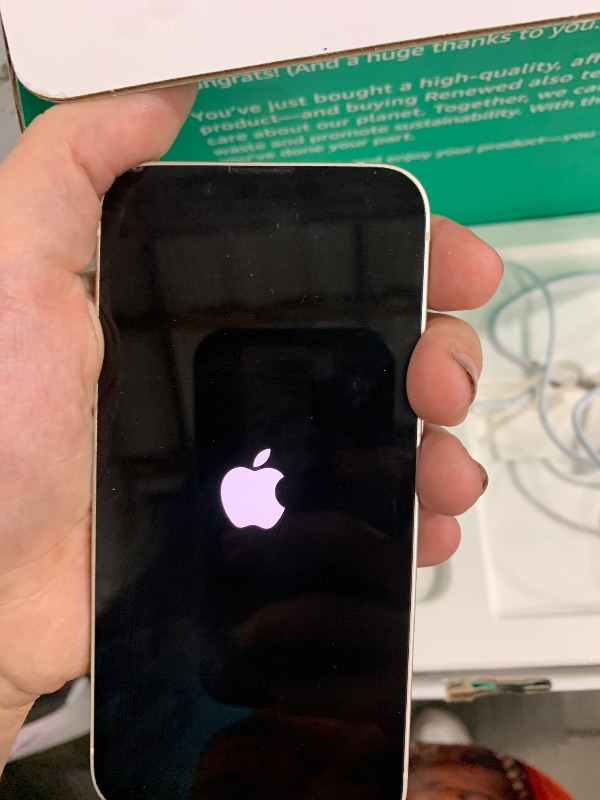 Photo 1 of (used) Apple iPhone 13 Mini, 128GB, Starlight - Unlocked (Renewed Premium)