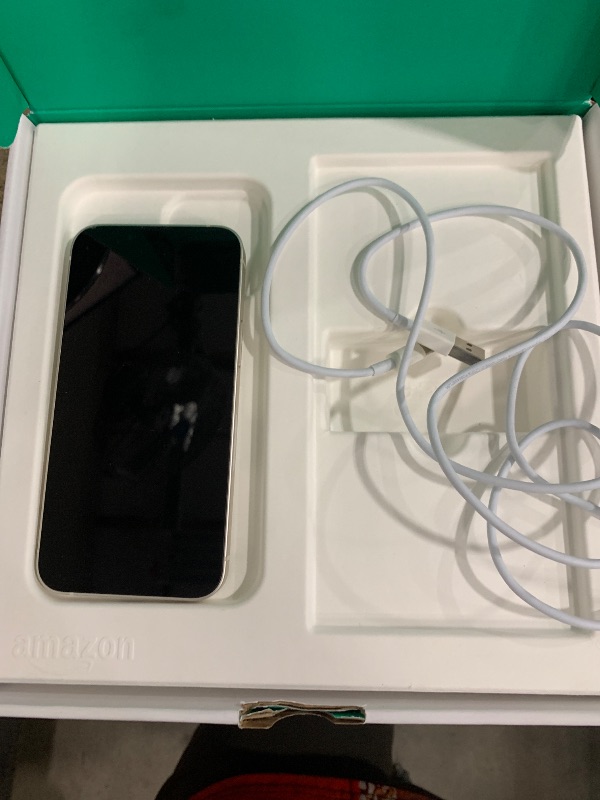 Photo 1 of (used) Apple iPhone 13 Mini, 128GB, Starlight - Unlocked (Renewed Premium)