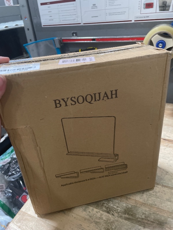 Photo 1 of 10 Pack Shelf Dividers, Adjustable Shelf Dividers for Closet Organization with Non-Slip Design, Clear Acrylic Shelf Dividers for Clothes, Handbags, Purses, Towels, Bookshelf in Home Organization