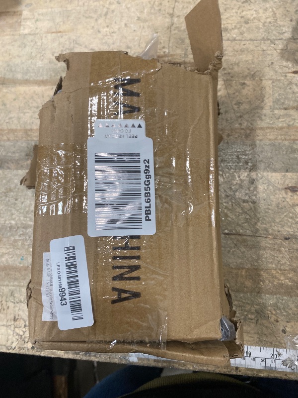 Photo 1 of 10 Pack - 8 inch Black Hidden L Shelf Bracket (1/5 Inch Thicked) Iron Floating Shelf Brackets Rustic Industrial Metal Brackets for Shelf Support