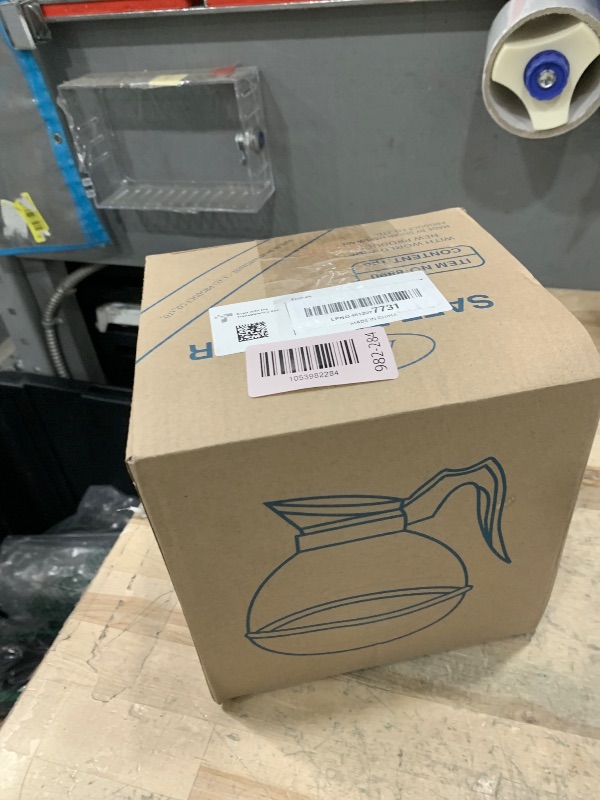 Photo 1 of 1.2QT Universal Coffee Pot, Coffee Decanter Pot Commercial Coffee Maker Pot Replacement Coffee Carafe with Comfortable Handle for Coffee Machine Stove