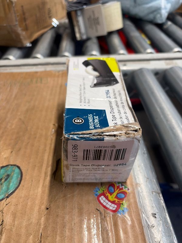 Photo 1 of ***MISSING TAPE INSERT***
Business Source Standard Desktop Tape Dispenser, Black, 1 In (BSN32954)