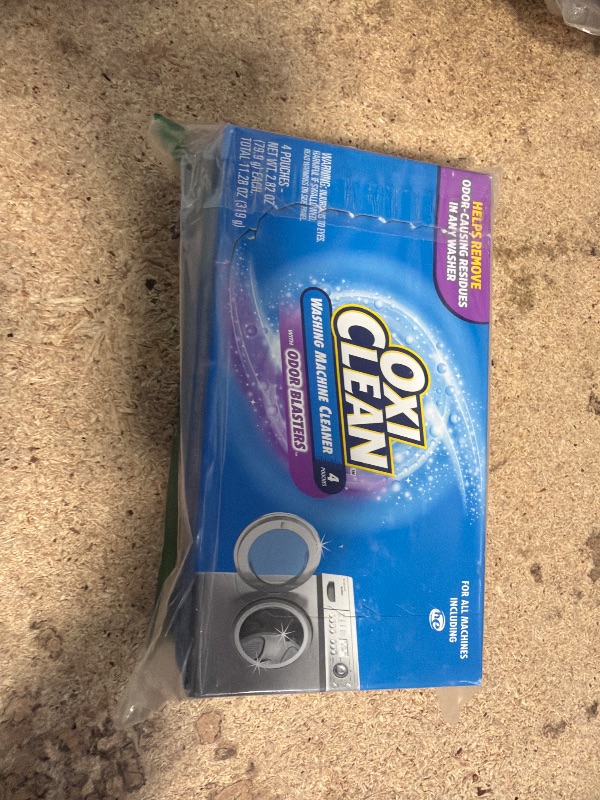 Photo 1 of (2 pack) OxiClean Washing Machine Cleaner with Odor Blasters, 4 Count