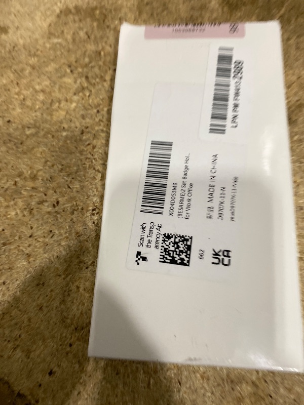 Photo 1 of 2 Set Badge Holder Retractable Clip Heavy Duty Badge Reel with Acrylic Clear Vertical ID Card Badge Holders for Work Office Nurse Teacher Student