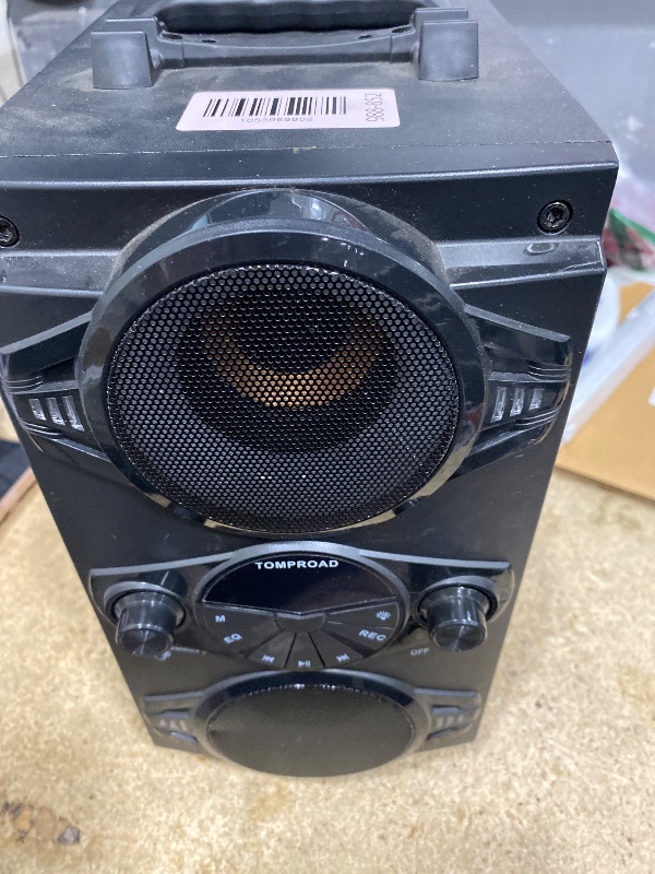 Photo 1 of ** NO REMOTE **
Portable Bluetooth Speakers 60W Big Powerful Wireless Loud Stereo Bass Sound Boombox Home Party Speaker with Subwoofer, FM Radio, LED Colorful Lights