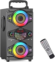 Photo 1 of ** NO REMOTE **
Portable Bluetooth Speakers 60W Big Powerful Wireless Loud Stereo Bass Sound Boombox Home Party Speaker with Subwoofer, FM Radio, LED Colorful Lights