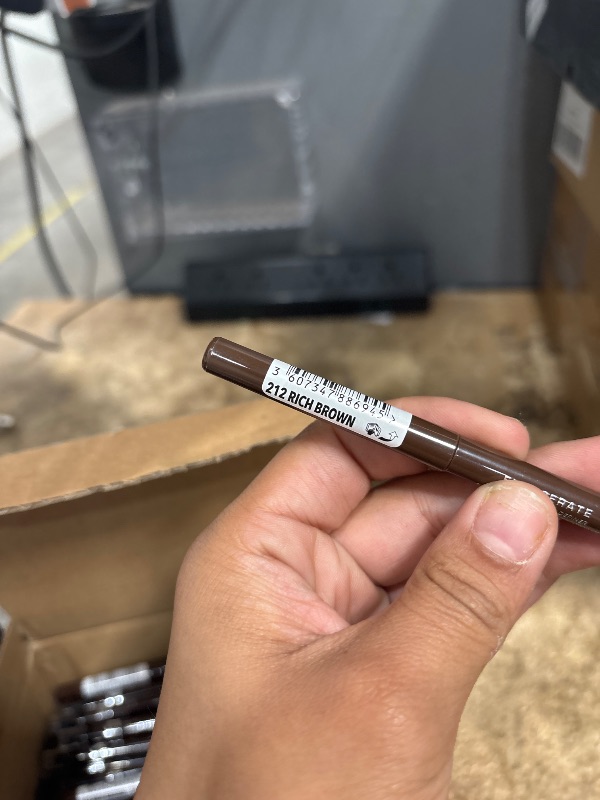 Photo 1 of **72 UN-OPENED UNITS**
Rimmel London Exaggerate Waterproof Eye Definer Eyeliner, Highly Pigmented, Long-Wearing, Built-In Smudger, 212, Rich Brown, 0.01oz