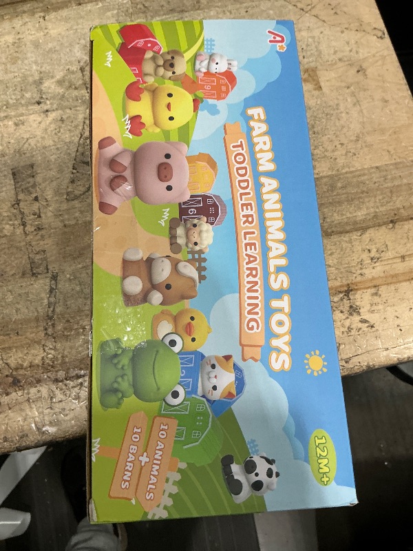Photo 1 of ***Missing One*** Learning Toys for 1,2,3 Year Old Toddlers, 20Pcs Farm Animals Toys Montessori Counting, Matching & Sorting Fine Motor Games, Christmas Birthday Easter Gift for Baby Boys Girls Age 12-18 Months