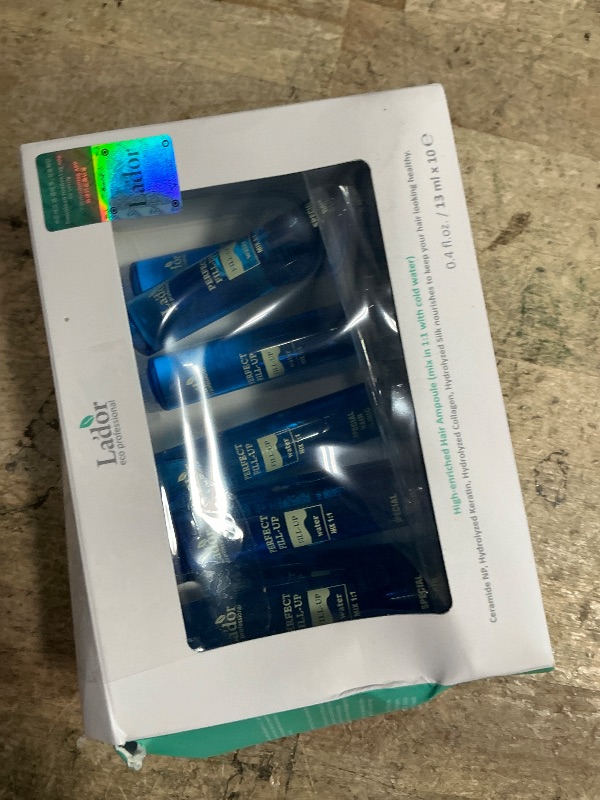 Photo 1 of **two missing** LADOR Perfect Hair Fill Up Original 3 Seconds Intensive Keratin Hair Mask Rinse Off Treatment for Bleached Frizzy Damaged Dry Perms Dyes Deep Conditioner Protein Self Hair Care Korean