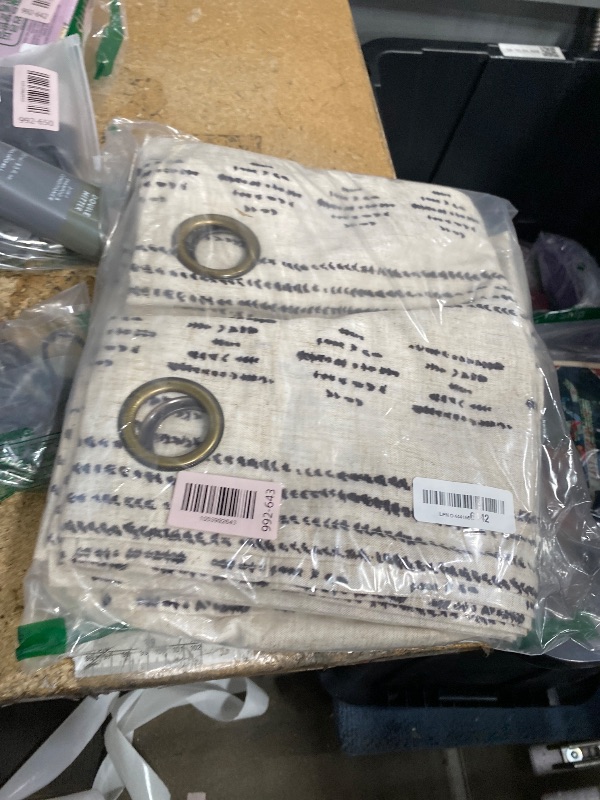 Photo 1 of **Stock Pic just for Reference** UPHOME Boho Black and White Fabric Tassel Triangle Stripes Geometric Shower Curtain Set with Hooks Chic Tribal Bathroom Decor Accessories (72X72 inch, Black)