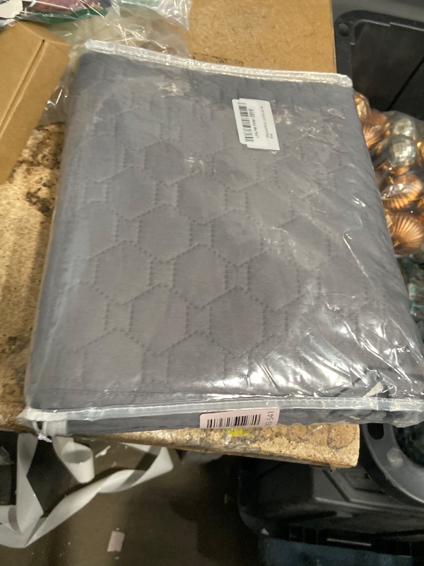 Photo 1 of 100% Waterproof Recliner Chair Covers That Stay in Place, Non-Slip Recliner Cover with 5 Pockets, Elastic Straps, Washable Reclining Chair Protector for Kids, Pets, Dogs, Gray