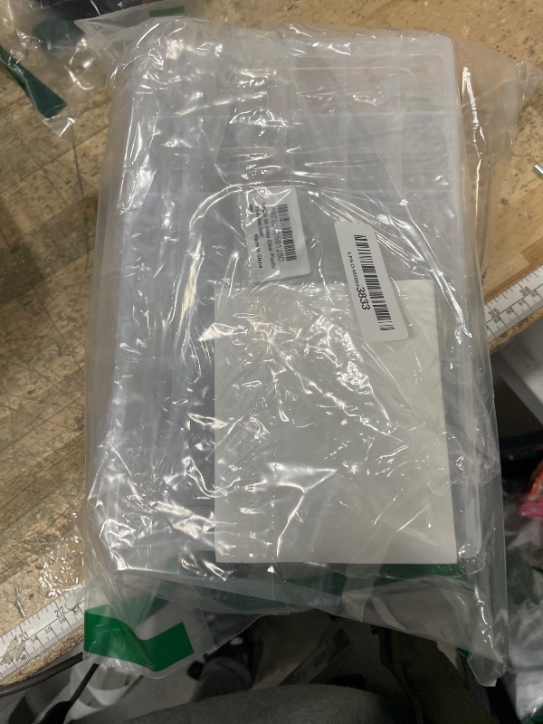 Photo 1 of 2 Pack 36 Grids Clear Plastic Organizer Box with Adjustable Dividers, Small Craft Organizers and Storage, Compartment Container for Bead, Nail, Jewelry, Art, DIY Crafts, Fishing Tackle, Small Items