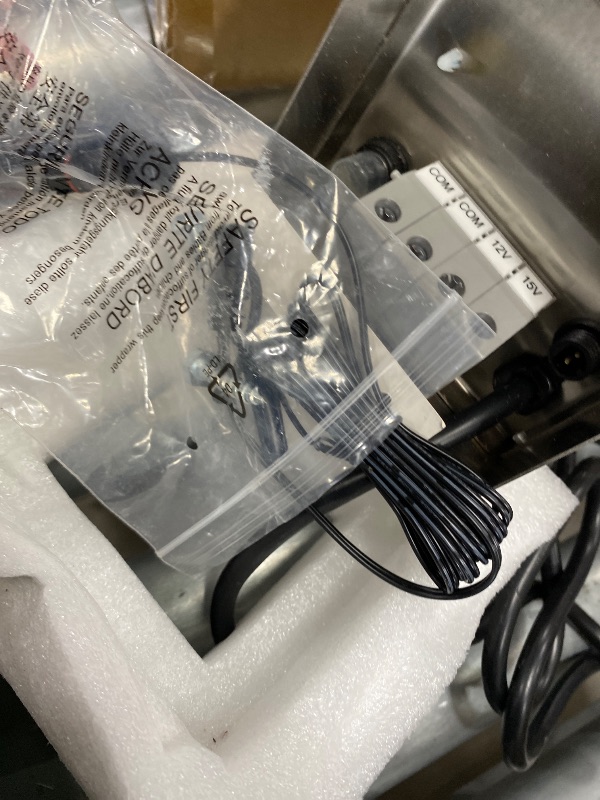 Photo 1 of ** FOR PARTS ONLY **
DEWENWILS 150W Low Voltage Landscape Transformer, Outdoor Low Voltage Transformers with Photocell Sensor & Timer, 120V AC to 12V/15V AC Waterproof, Landscape Lighting Transformer for LED Lighting