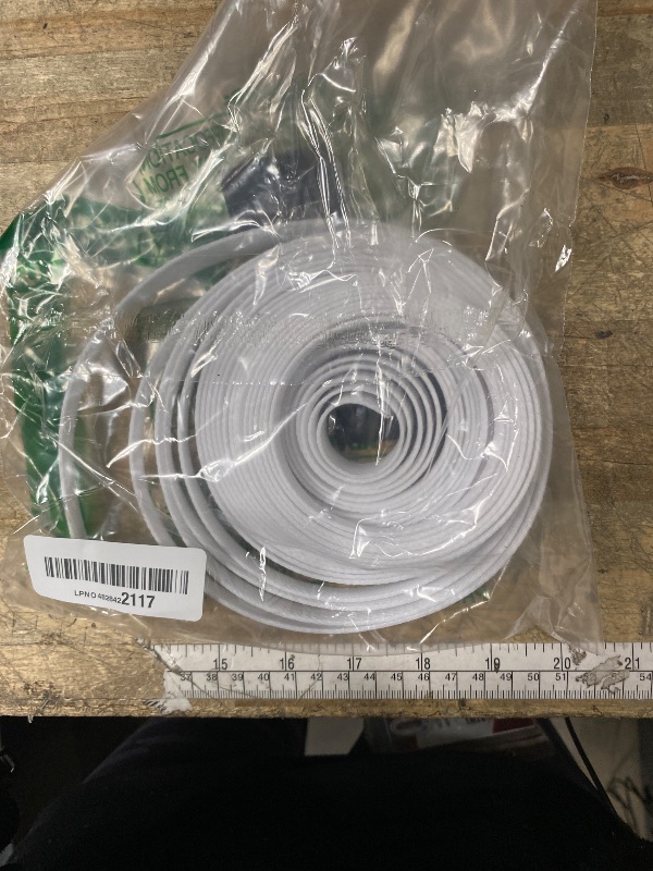 Photo 1 of 25Ft-1/2inch PET Expandable Braided Wire Sleeving,Wire Loom Cable Sleeve for TV,Computer,Home Theater,Automotive,Home Industrial,Electrical Wires,Chemical,Protect Cat from Chewing Cords,White